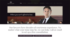 Desktop Screenshot of gruenlohlawfirm.com